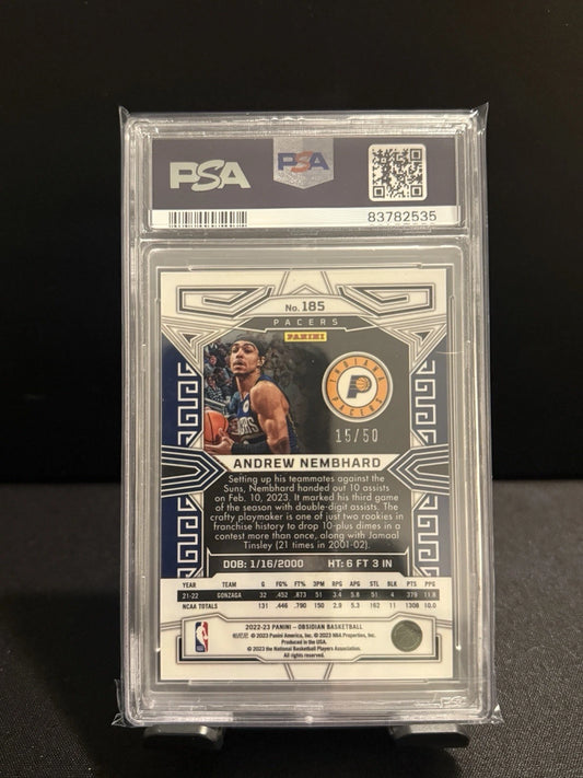 Andrew Nembhard Electric Etch Orange Card