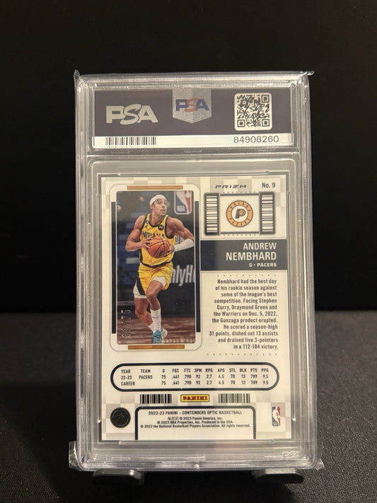 2022 Andrew Nembhard Pink Prizm Rookie Ticket