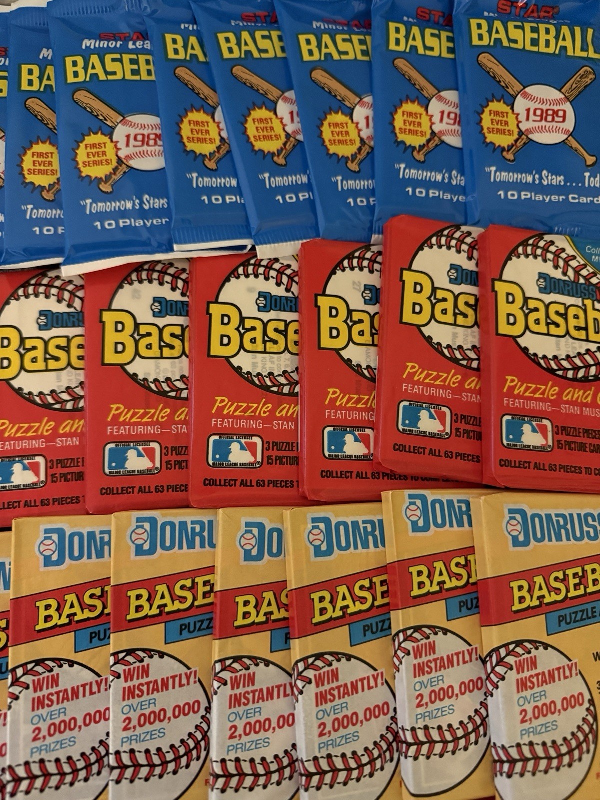 Baseball Cards - Sealed Packs from Unopened Boxes - 100 Cards In Sealed Packs!