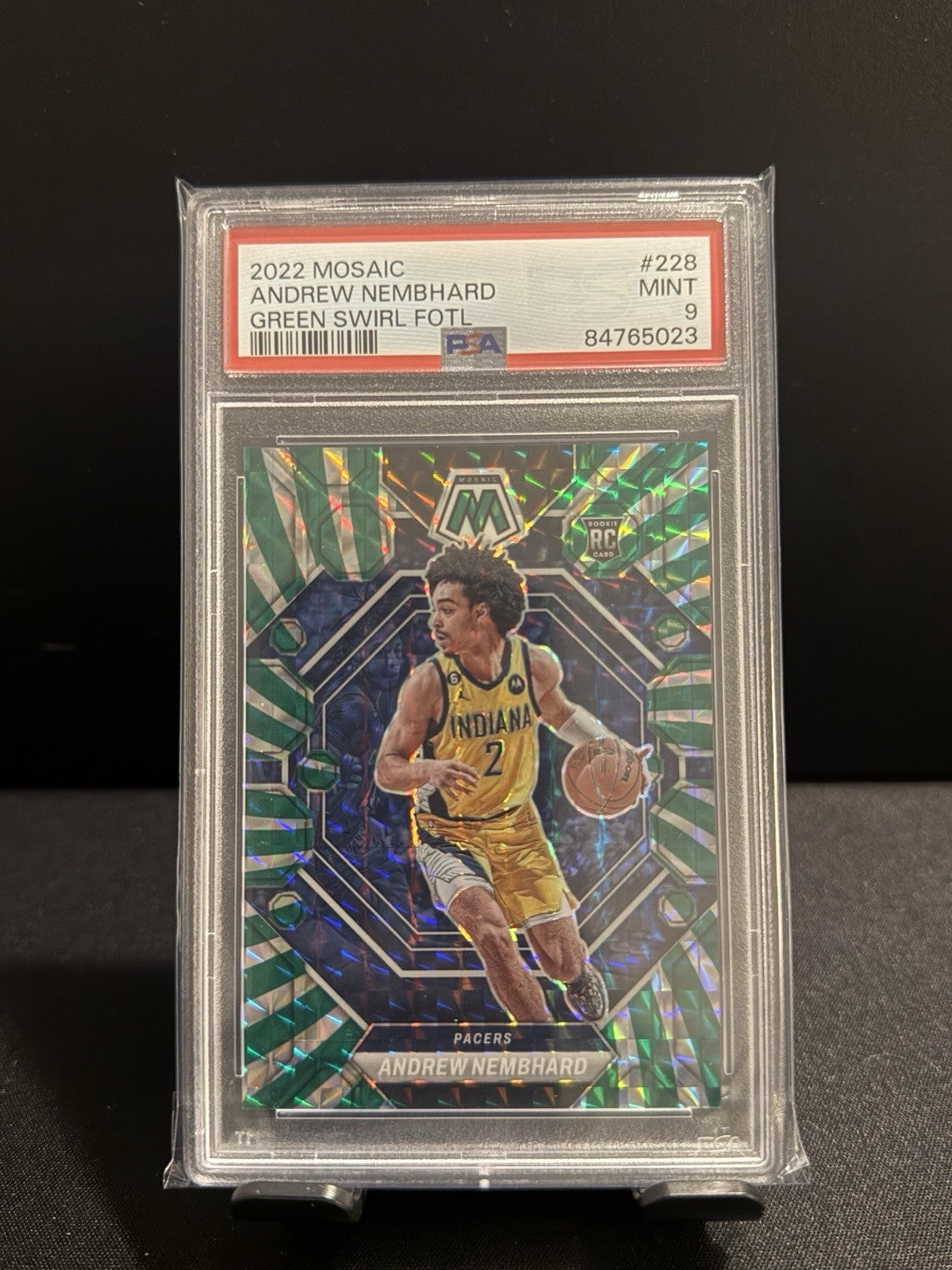 2022-23 Panini Mosaic Andrew Nembhard Rookie Card