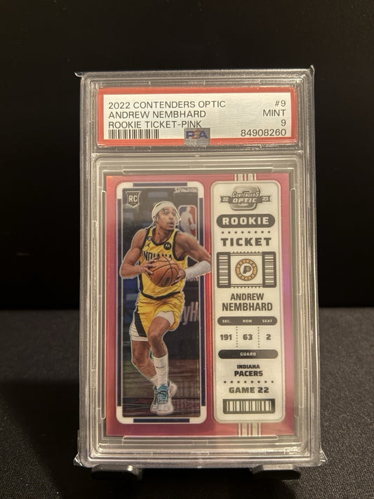 2022 Andrew Nembhard Pink Prizm Rookie Ticket