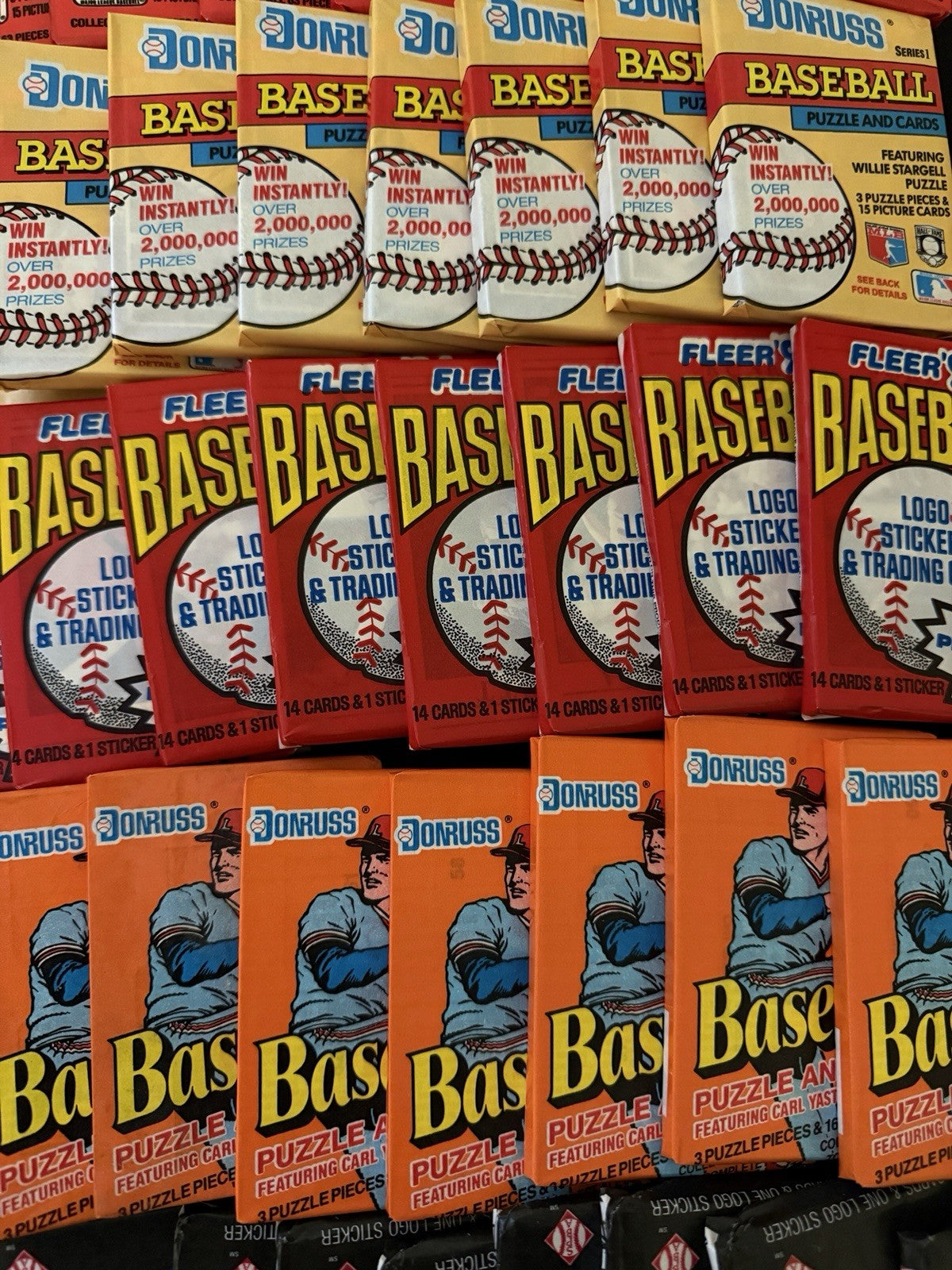 Baseball Cards - Sealed Packs from Unopened Boxes - 100 Cards In Sealed Packs!