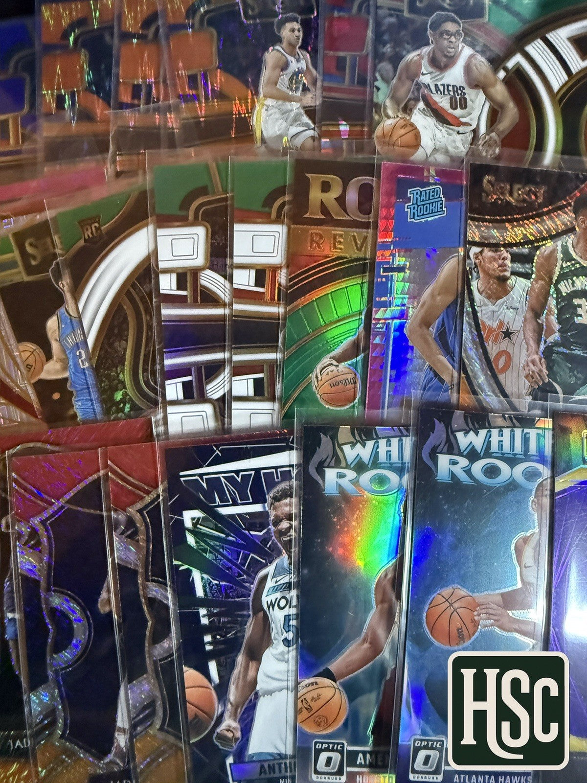 Basketball NBA - 20 Card Lot - Rookies, Parallels, Memorabilia, Autos, Numbered