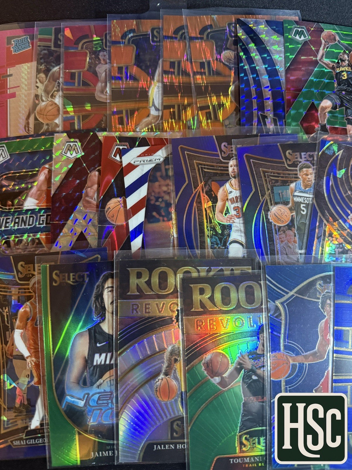 Basketball NBA - 40 Card Lot - Rookies, Parallels, Memorabilia, Autos, Numbered